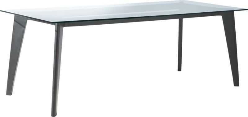 Harper Black Dining Table with Glass Top - Image 2