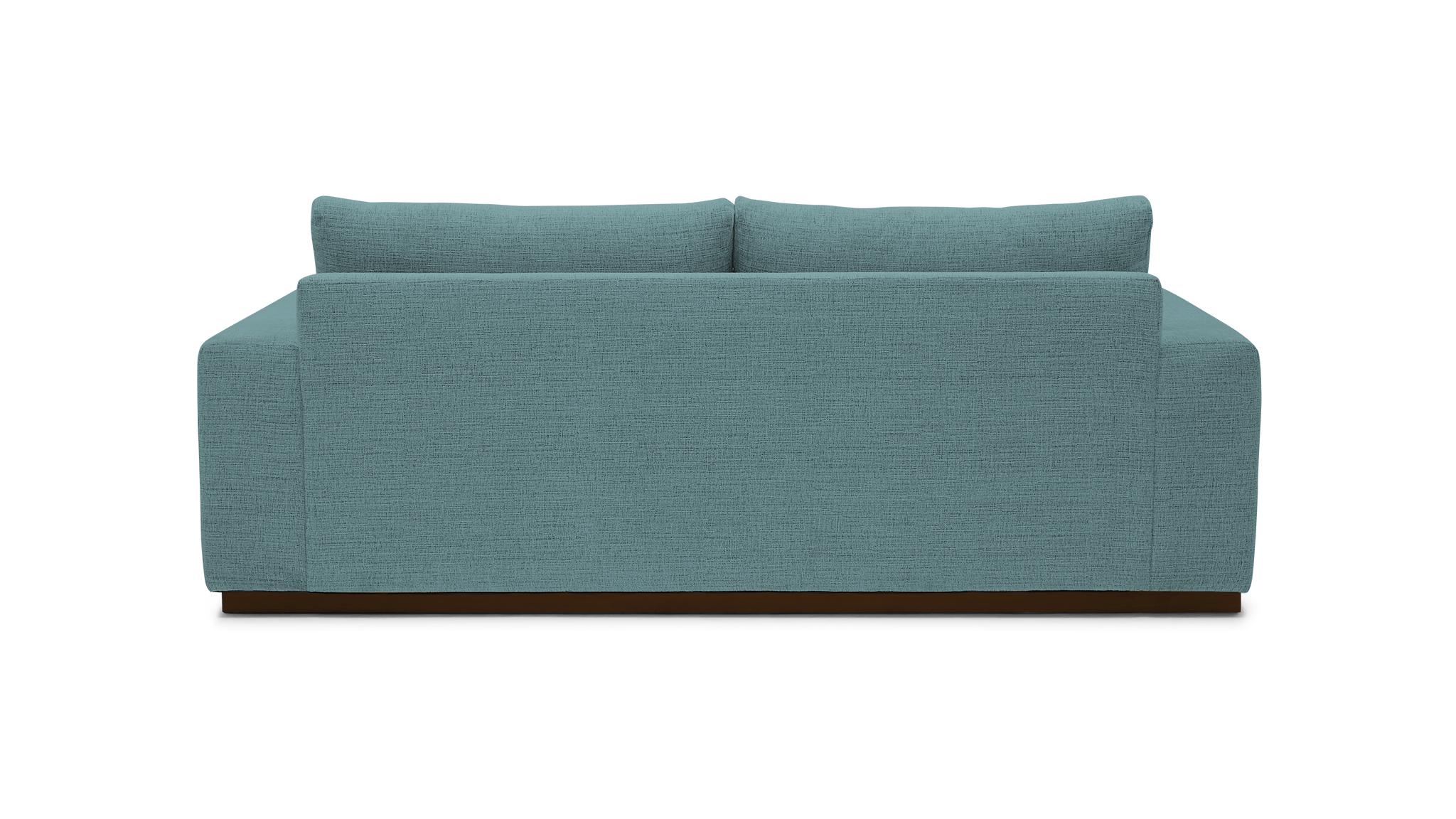 Blue Holt Mid Century Modern Sofa - Dawson Slate - Mocha - Image 4