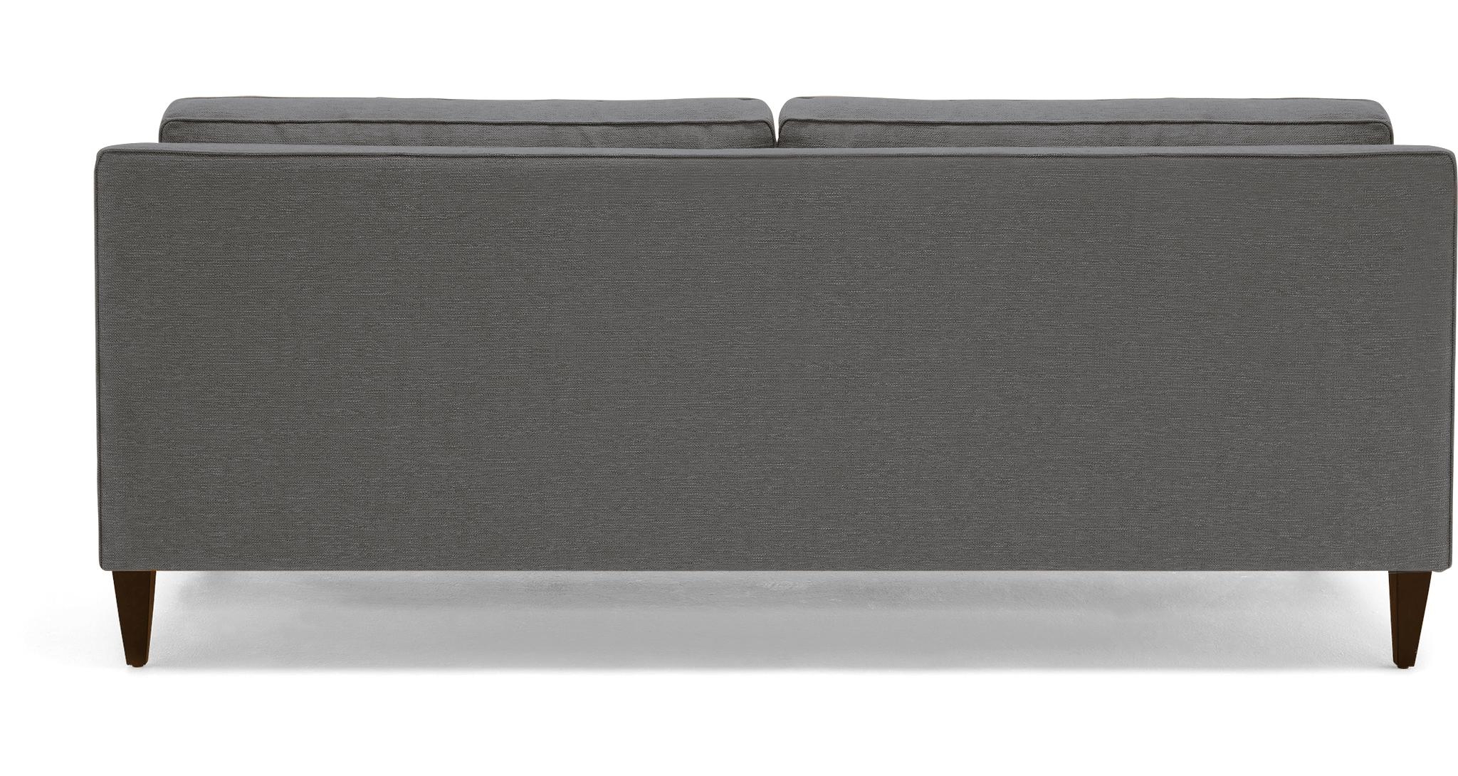 Gray Levi Mid Century Modern Sofa - Essence Ash - Mocha - Image 4