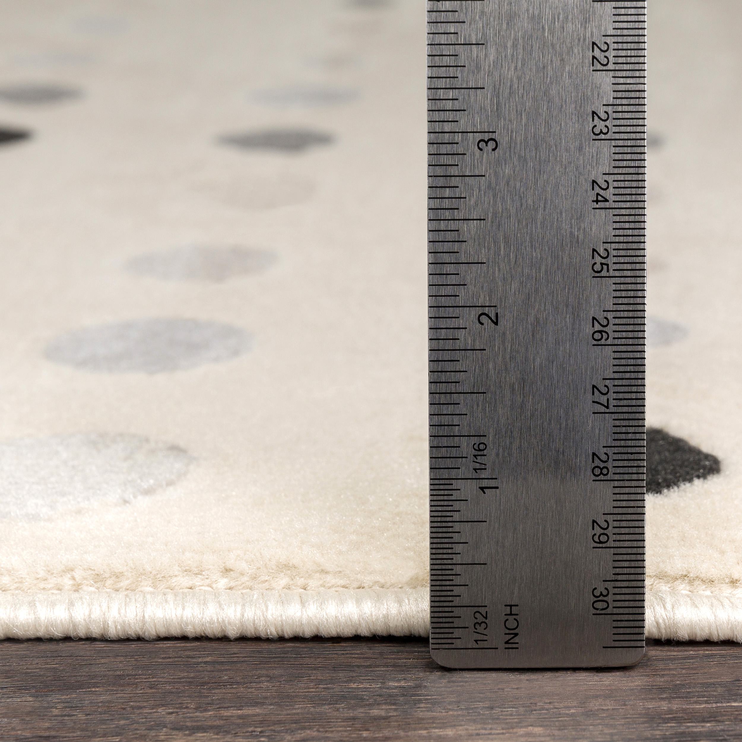 City Gray Indoor 2' x 2'11" Machine Woven Rug - Image 5