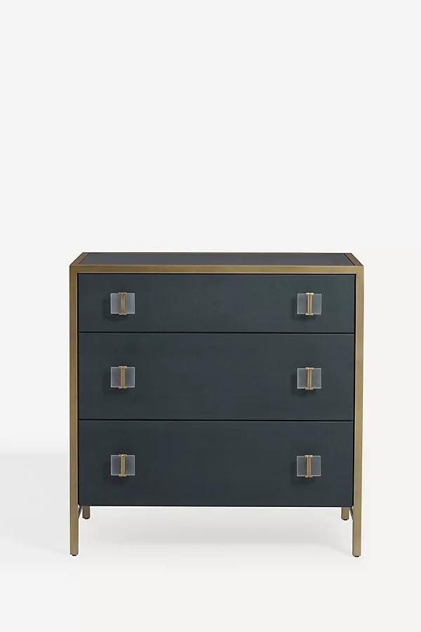 Autumn Shagreen Three-Drawer Dresser - Image 0