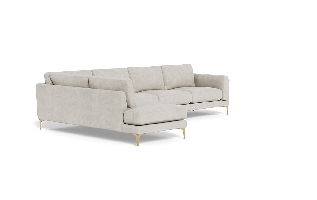 Gaby 4-Seat Sectional with Left Bumper - Image 1
