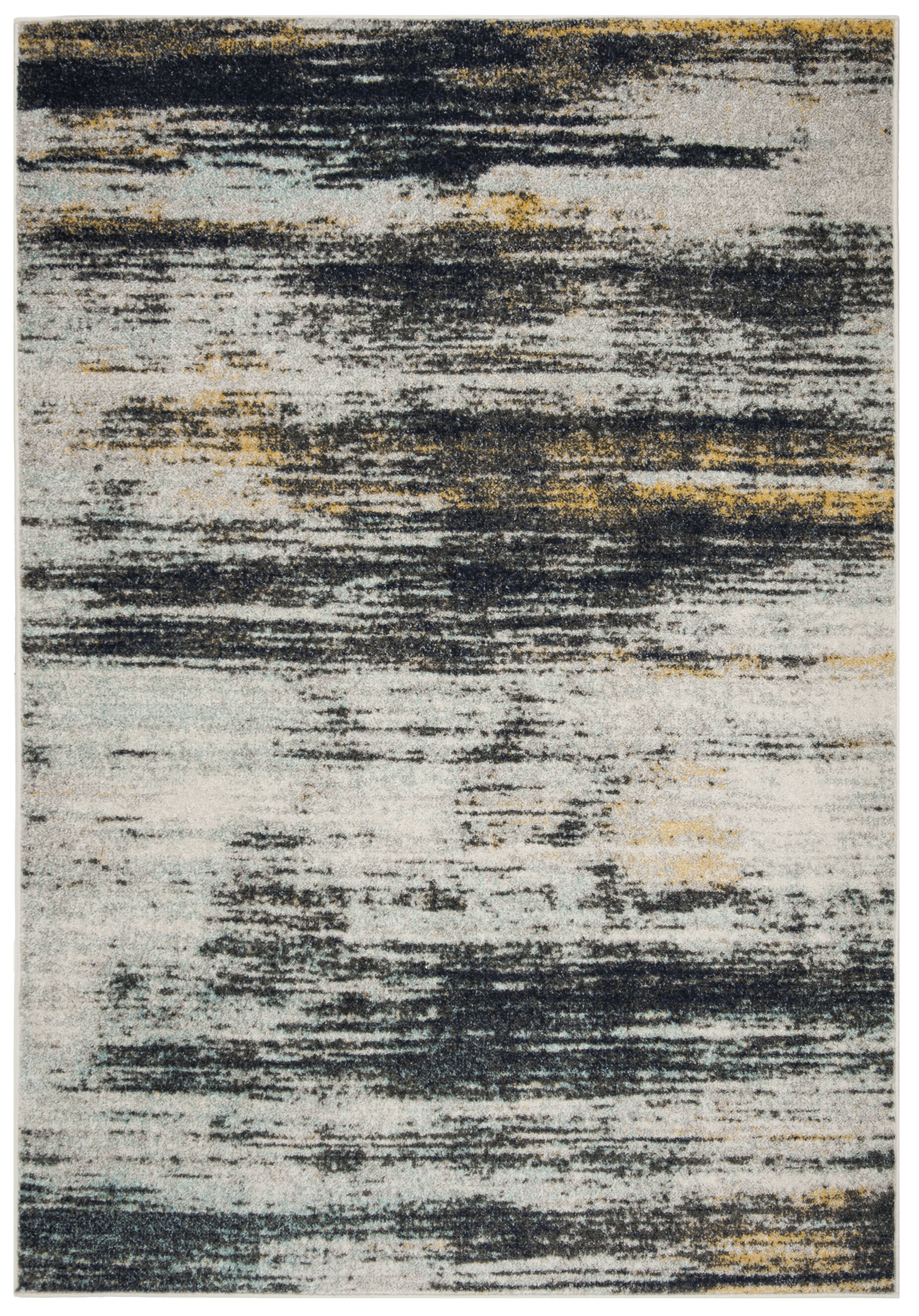 Arlo Home Woven Area Rug, ADR201F, Light Grey/Black,  6' X 9' - Image 0