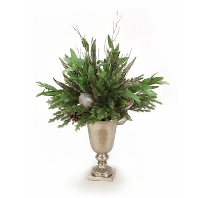 17.75" Artificial Eucalyptus Plant in Urn - Image 0