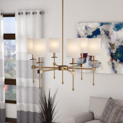 Tatianna 6 - Light Shaded Classic / Traditional Chandelier - Image 0