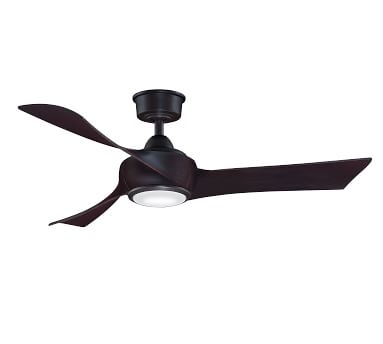 Wrap 60" Indoor/Outdoor Ceiling Fan With Led Light Kit, Dark Bronze With Dark Walnut Blades - Image 4