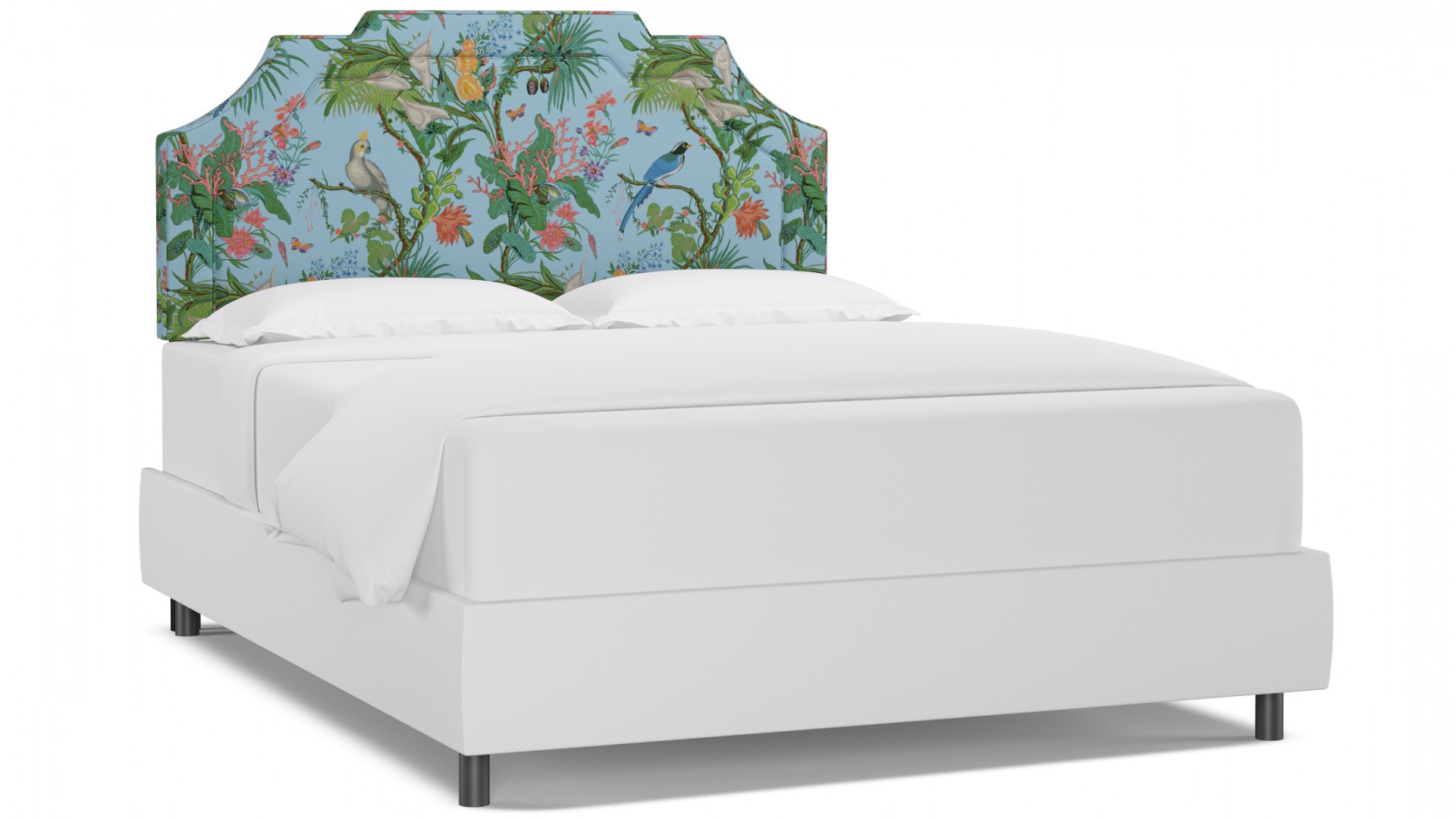 Art Deco Headboard, Sky Cinque Terra, Queen - Image 0