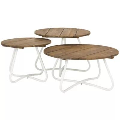 Corwin Outdoor 3 Pc Coffee Table - Image 1