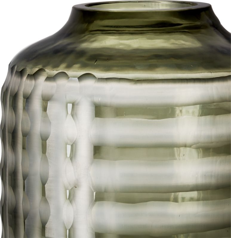 Carter Glass Smoke Vase - Image 3