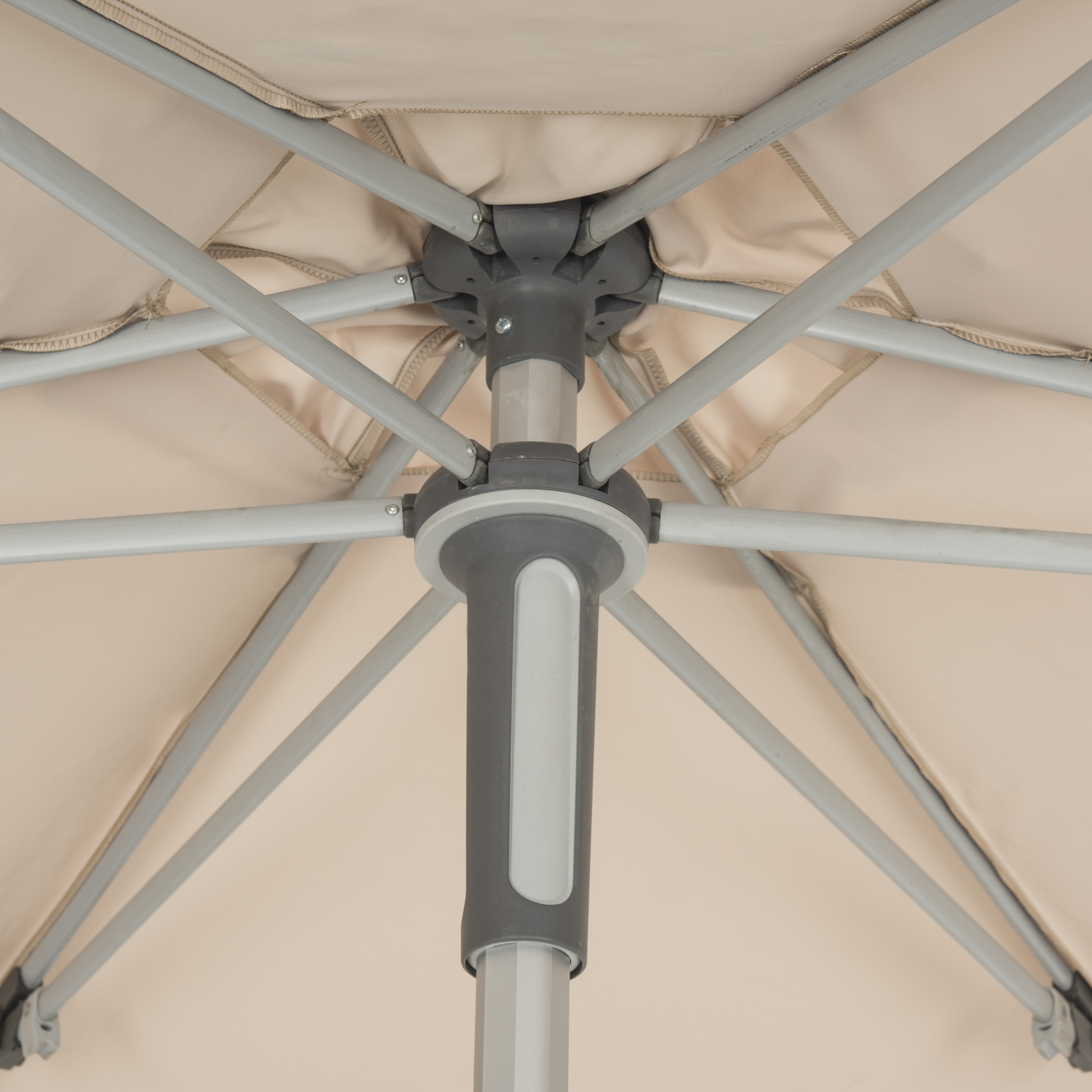 Uv Resistant Hurst 9 Ft Easy Glide Market Umbrella - Beige - Arlo Home - Image 3