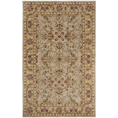 Chattooga Hand-Tufted Wool Light Green/Gold Area Rug - Image 0