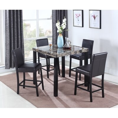 Aguadilla 5 Piece Counter Height Dining Set - Image 0
