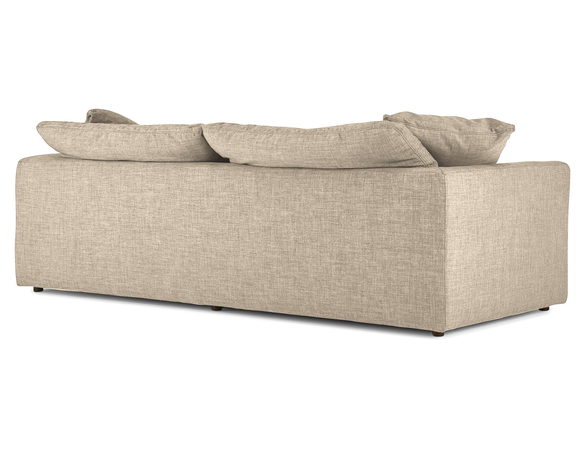 Beige/White Bryant Mid Century Modern Sofa - Cody Sandstone - Image 3