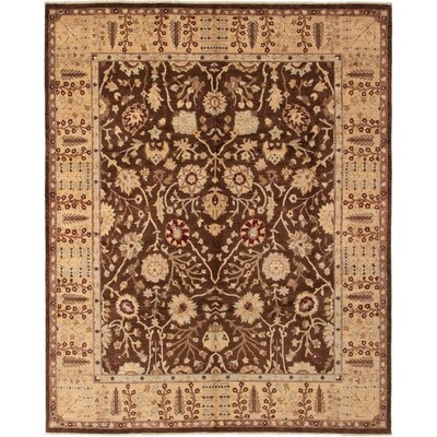 One-of-a-Kind Kali Hand-Knotted Dark Brown 8'1" x 10'2" Wool Area Rug - Image 0