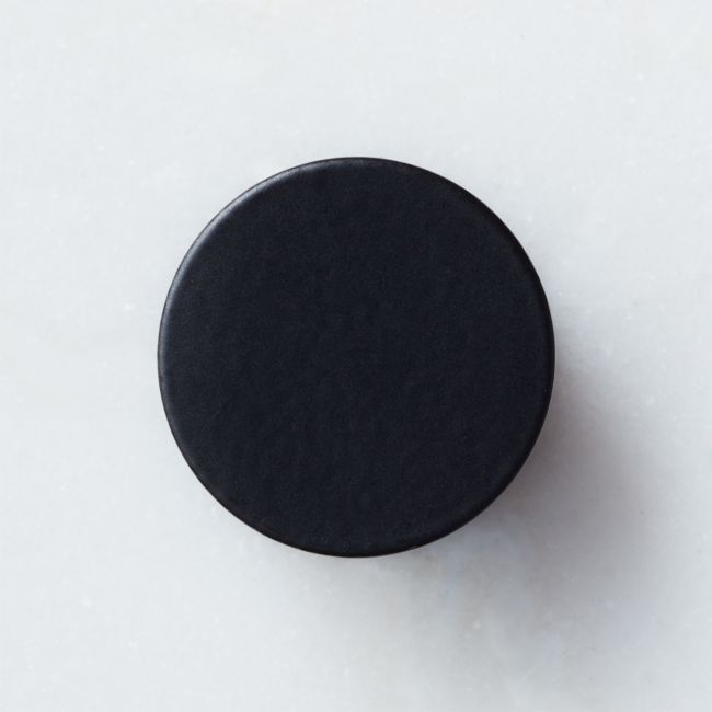 Logan Round Black Knob 1" - Image 0