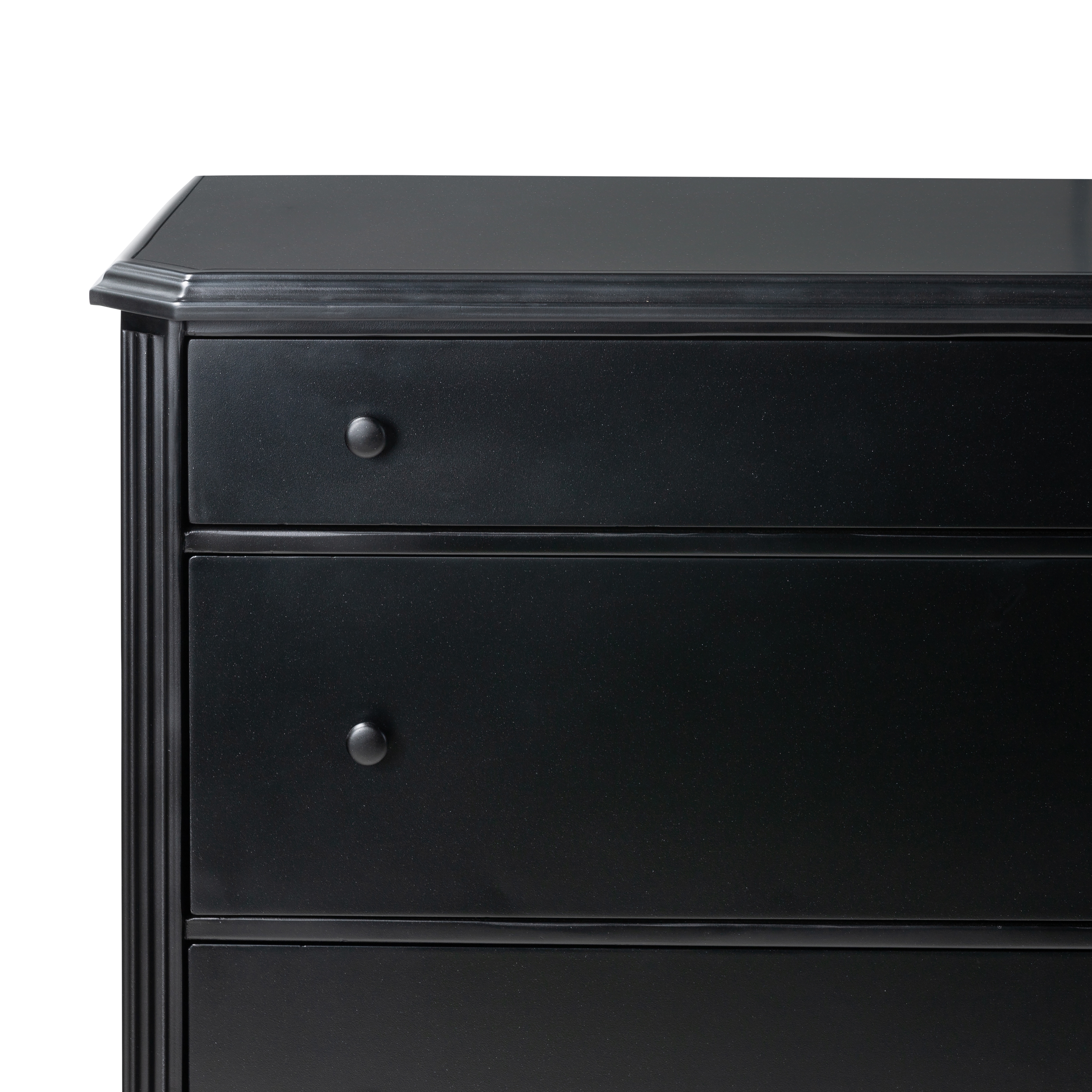 Lendon 6 Drawer Dresser-Black - Image 2