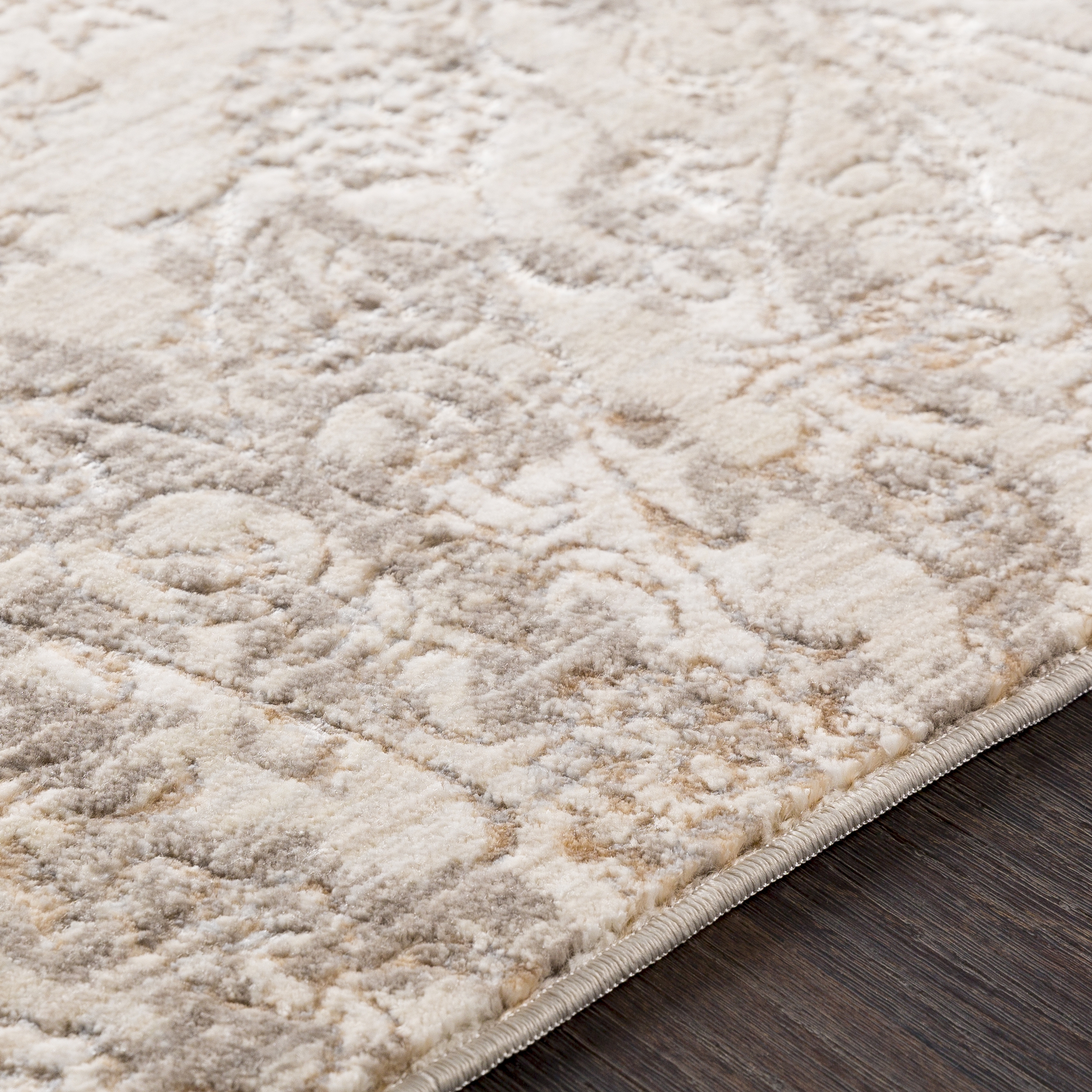 Crescendo Green Indoor 2' x 3'3" Machine Woven Rug - Image 2