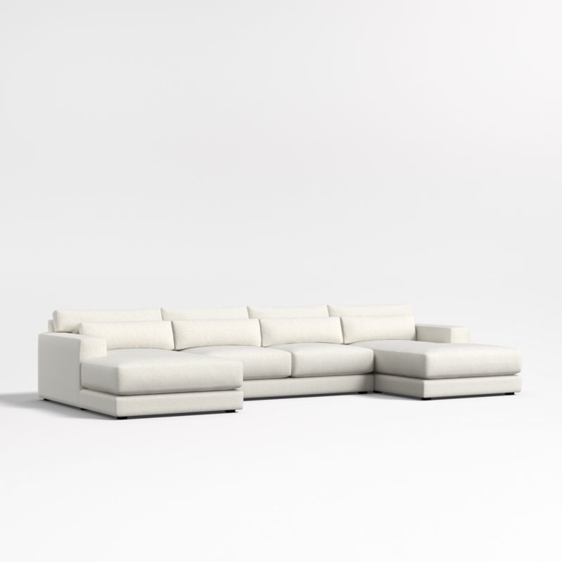 Retreat 3-Piece Double-Chaise Sectional Sofa - Image 1