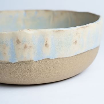 Peoples Pottery Bowl, Blue, Large - Image 1