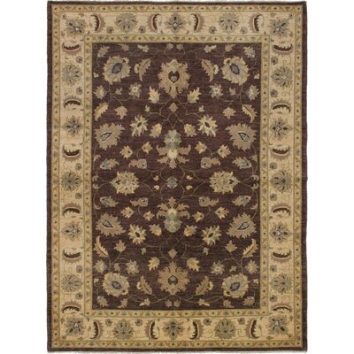One-of-a-Kind Kali Hand-Knotted Dark Brown 6'3" x 8'5" Wool Area Rug - Image 0