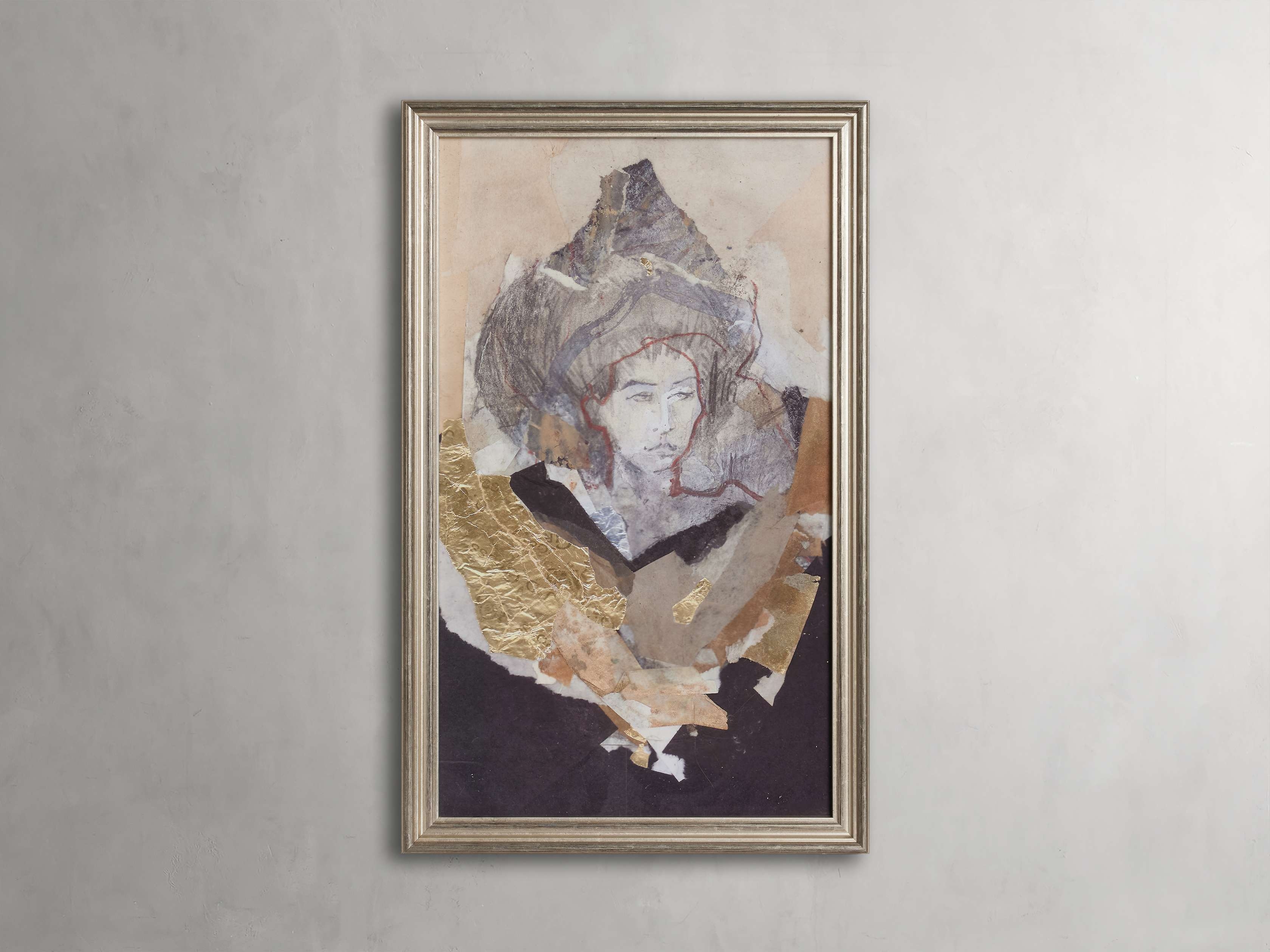 Broad Shoulders Framed Print in Wood - Image 0