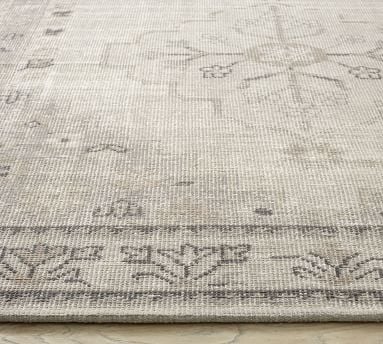 Aurelia Hand-Knotted Wool Rug, 8 x 10', Gray Multi - Image 2