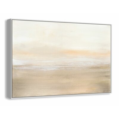 Morning Calm - Floater Frame Painting on Canvas - Image 0