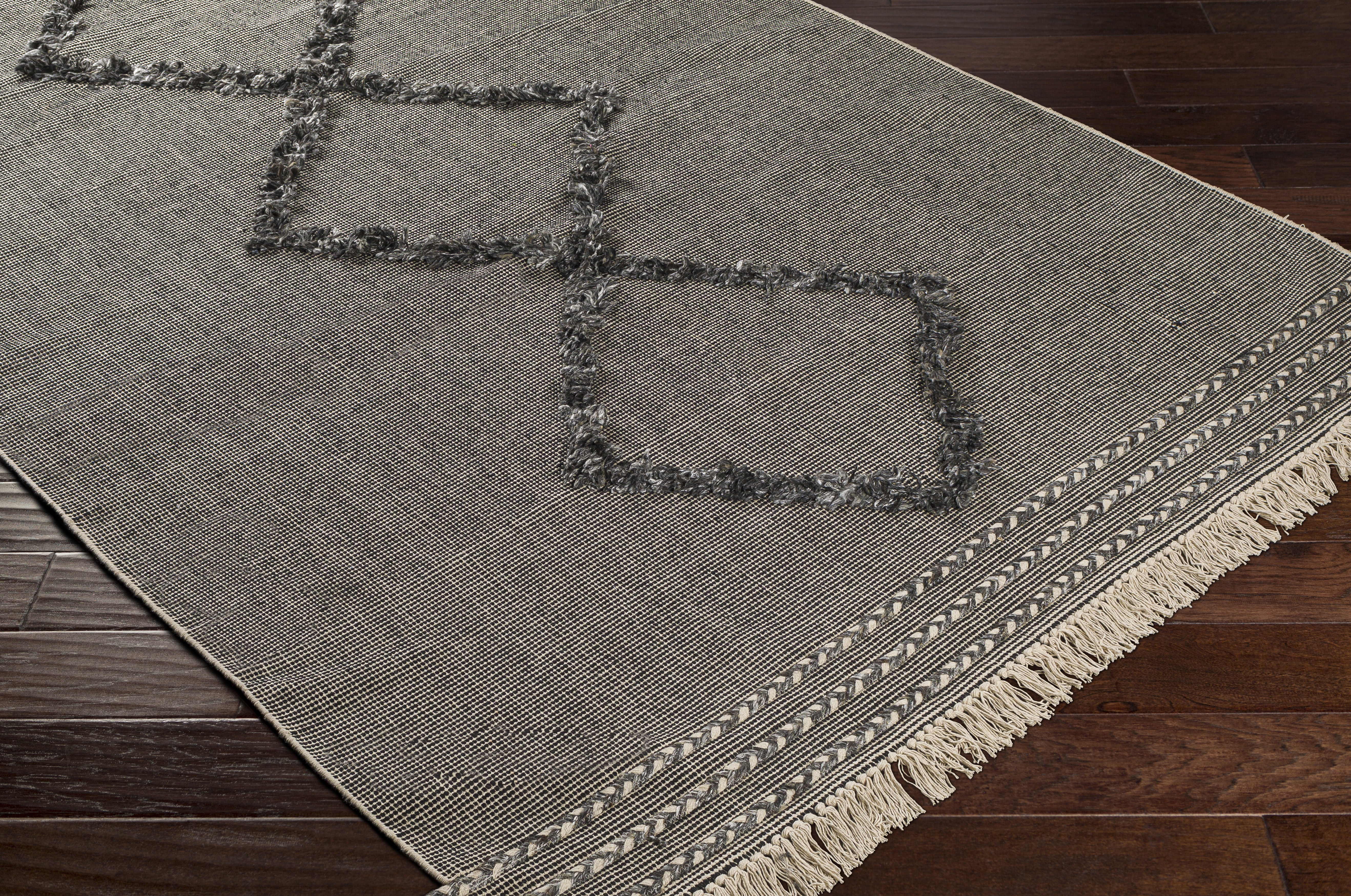Palo Alto Beige Indoor 8' x 10' Handmade Rug - Image 6