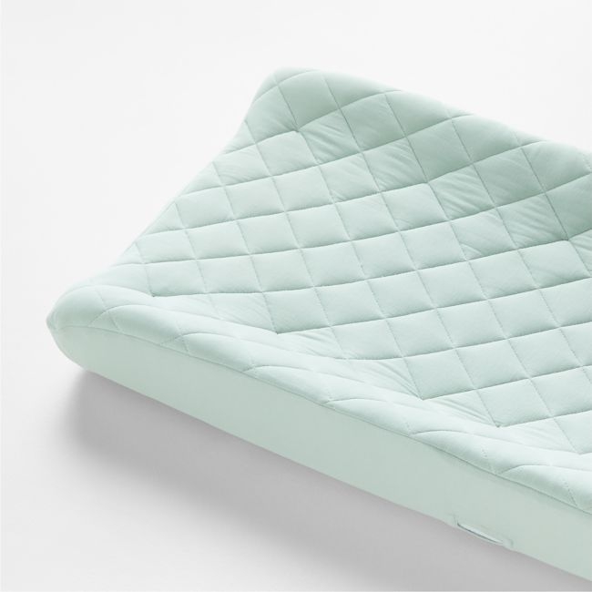 Baby's First Green Organic Jersey Baby Changing Pad Cover - Image 0