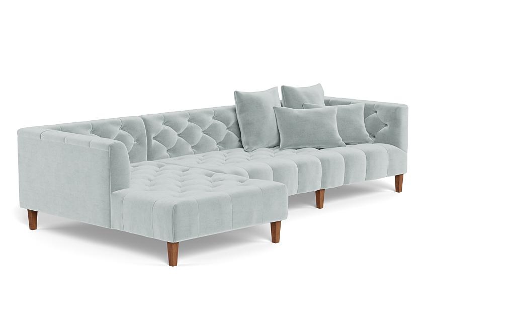 Ms. Chesterfield Sectional Sofa with Left Chaise by Apartment Therapy - Image 1