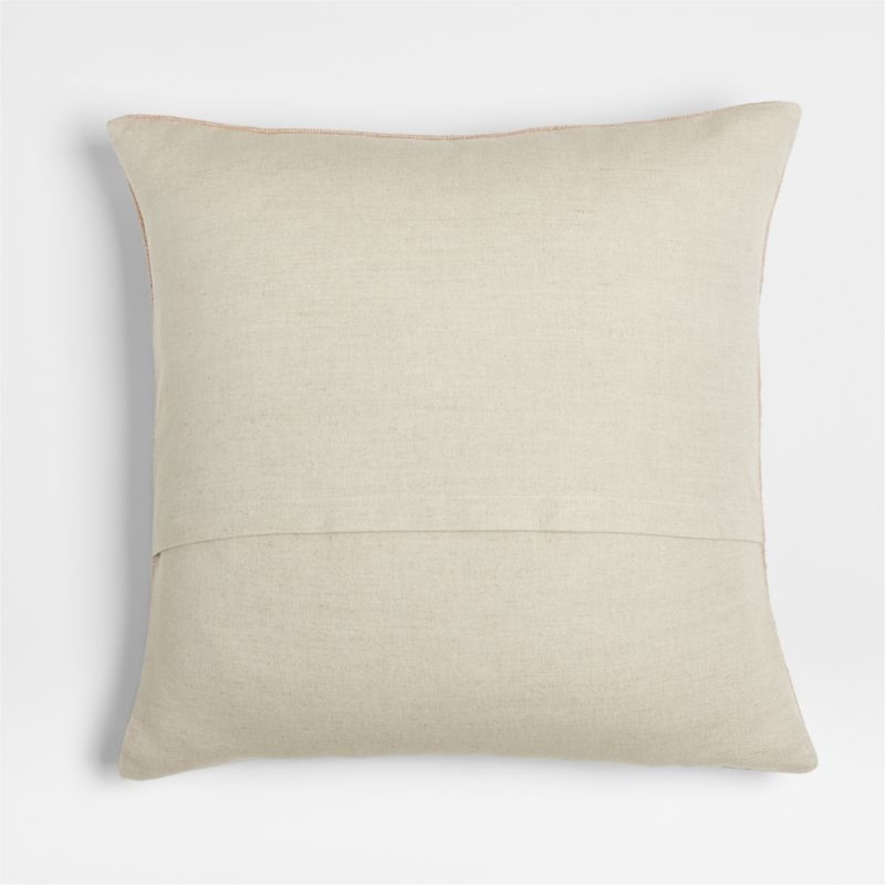 Earl Arnold Cotton 23x23 Blush Tan Throw Pillow with Feather Insert by Jake Arnold - Image 4