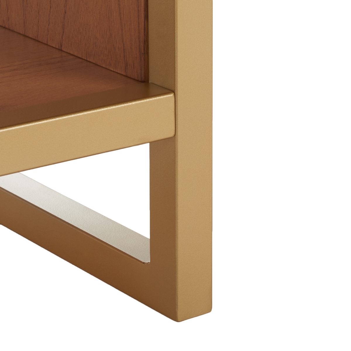 Iona Open Shelf Bench With Cushion - Cream / Natural - Safavieh - Image 3