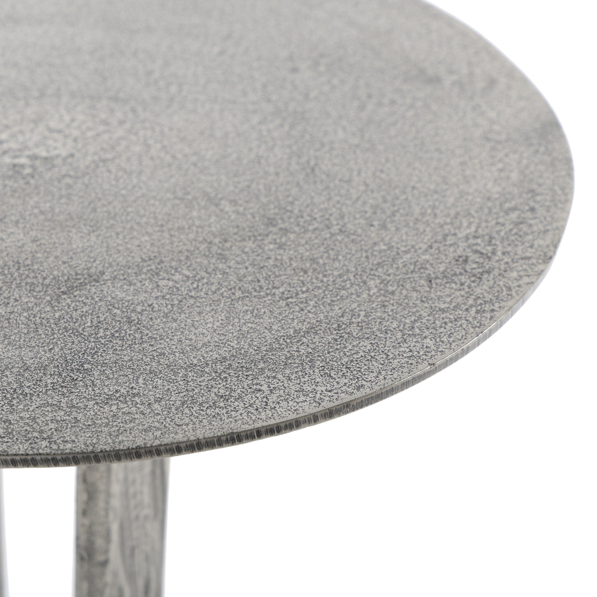 Douglas End Table - Raw Antique Nickel - Image 5