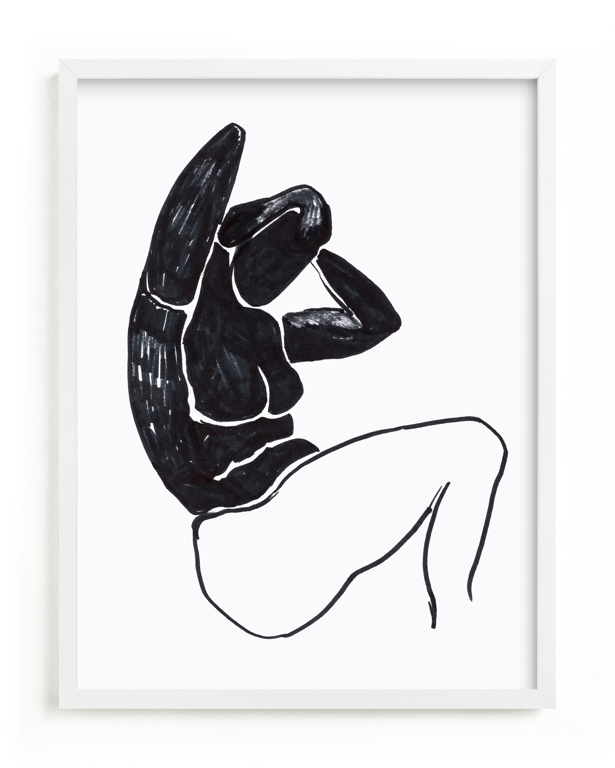 Sitting Nude Limited Edition Fine Art Print 2 - Image 0