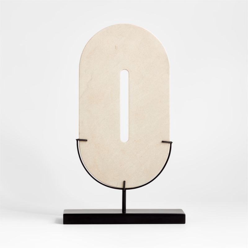 Destan Marble Sculpture on Stand 16.5" - Image 6