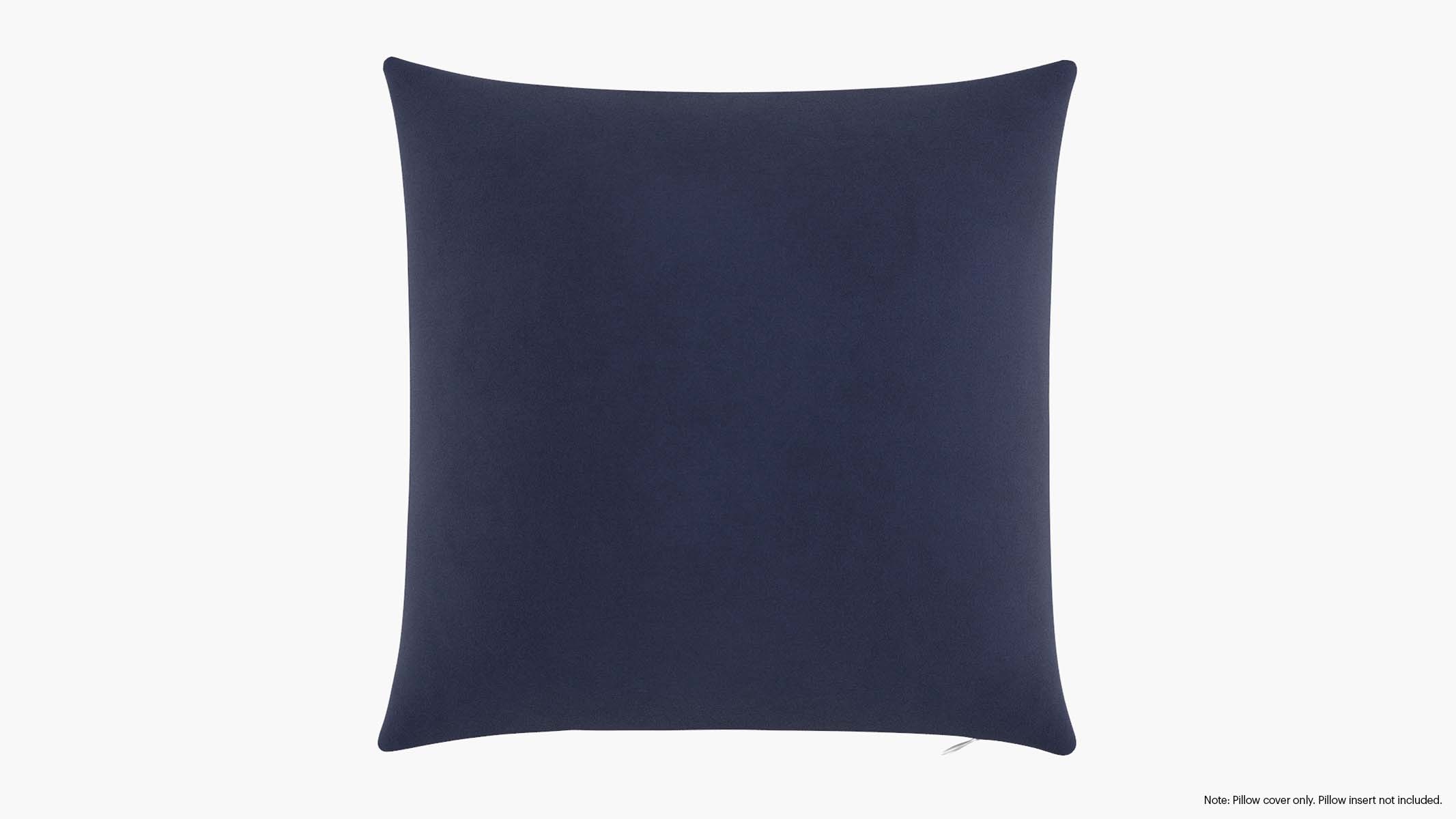 Throw Pillow Cover 20", Navy Classic Velvet, 20" x 20" - Image 0