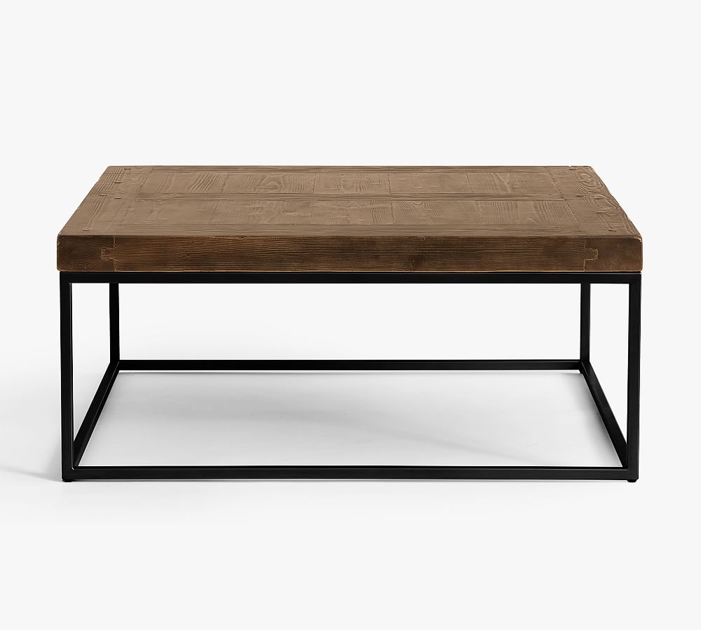 Malcolm Square Coffee Table, Glazed Pine - Image 0