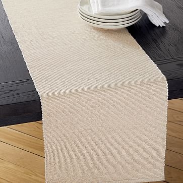 Riviera Cotton Runner, Natural + Champagne - Image 2