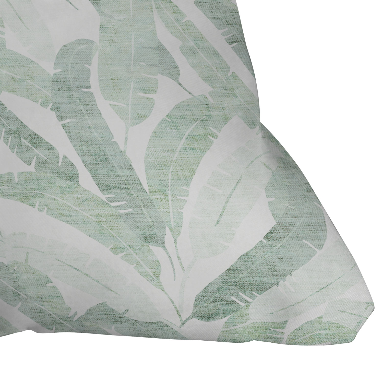 Banana Leaf Light by Holli Zollinger - Outdoor Throw Pillow 20" x 20" - Image 2