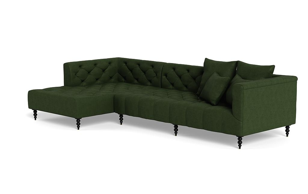 Ms. Chesterfield Sectional Sofa with Left Chaise by Apartment Therapy - Image 2