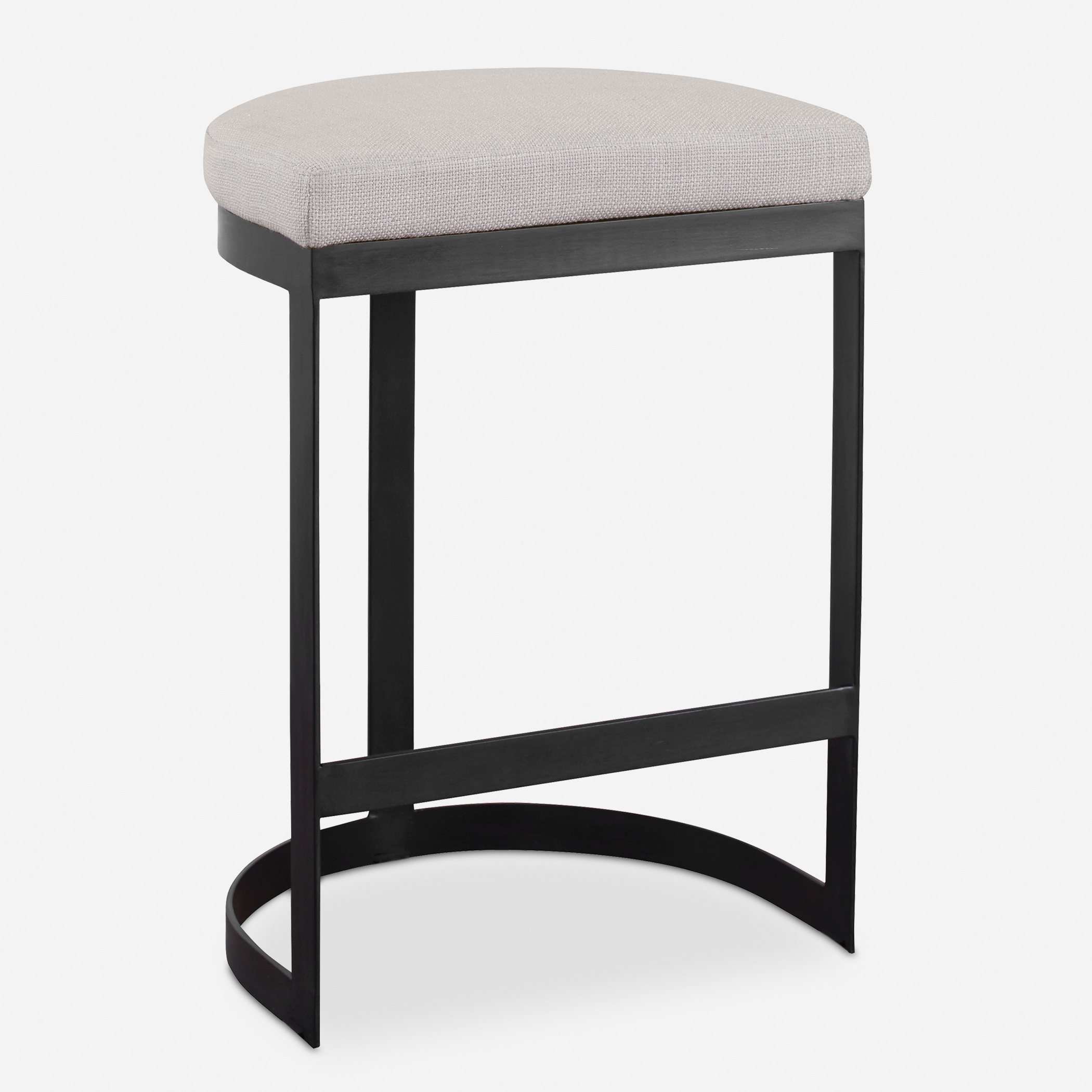 Ivanna Black Iron Counter Stool - Image 0