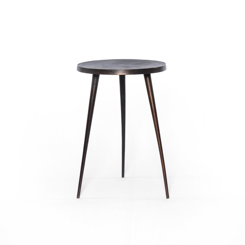 Casted Aluminum Side Table - Image 0