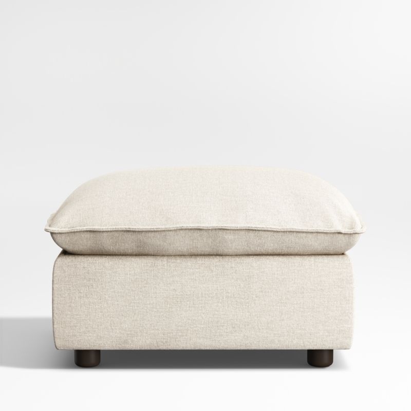 Harbour Natural Flange Nursery Storage Ottoman - Image 2