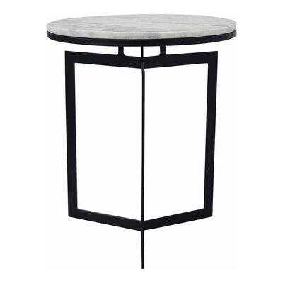 Erricka Marble Top Frame End Table - Image 0