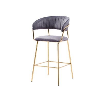 24 Inch Gold Bar Chairs - Image 0