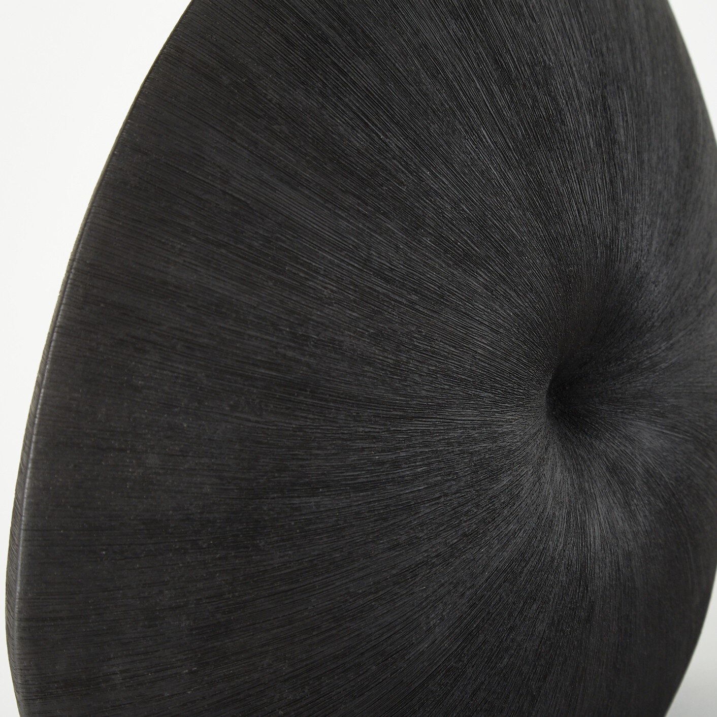 Busaba Table Lamp - Textured Matte Black Porcelain Ceramic - Image 5