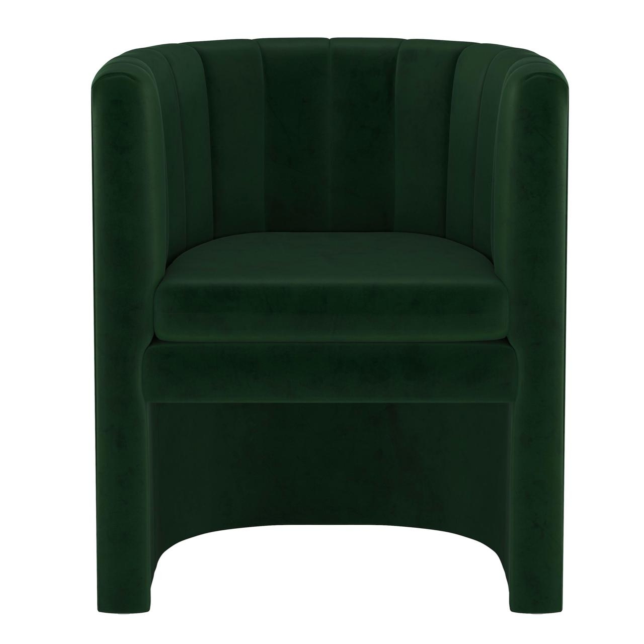 Wellshire Chair, Emerald Velvet - Image 1