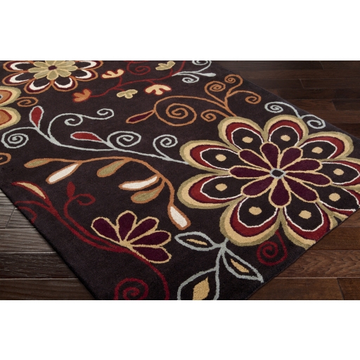Athena Brown Indoor 12' x 15' Handmade Rug - Image 2
