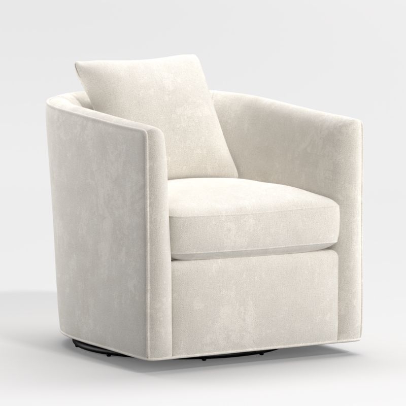 Drew Small Swivel Accent Chair - Image 1