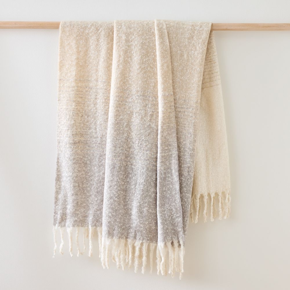 Ombre Throw, Sand, 50x60 - Image 0